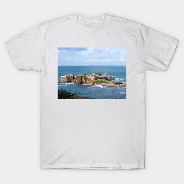 Fort Clonque, Alderney T-Shirt by HazelWright